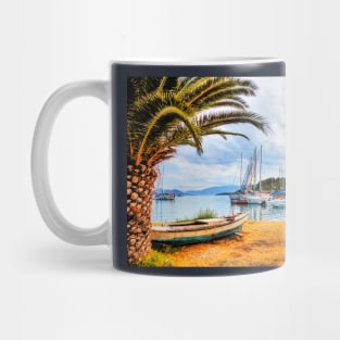 Lefkas Boats And Yachts Harbor Mug